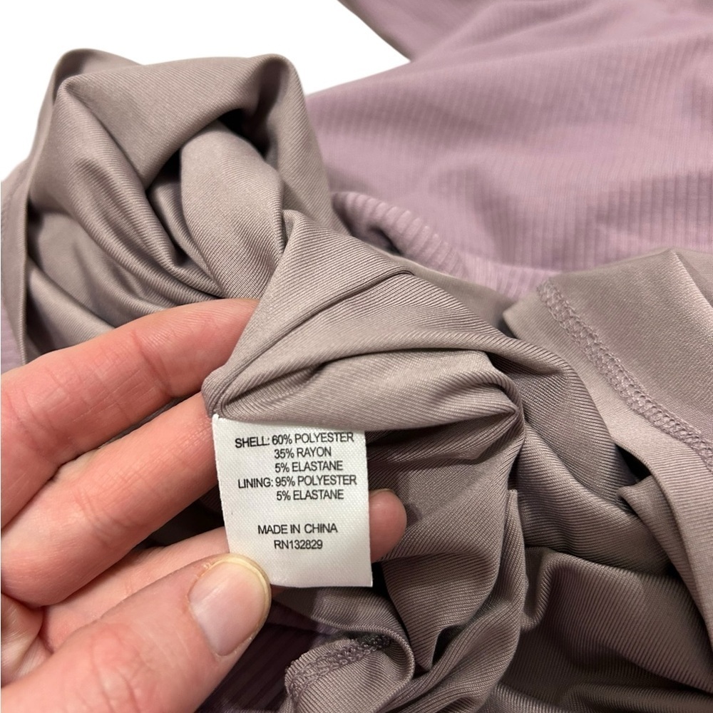 Lovers And Friends Mauve Purple Turtleneck Open Back Sheath Dress Size M NWT - Picture 5 of 8